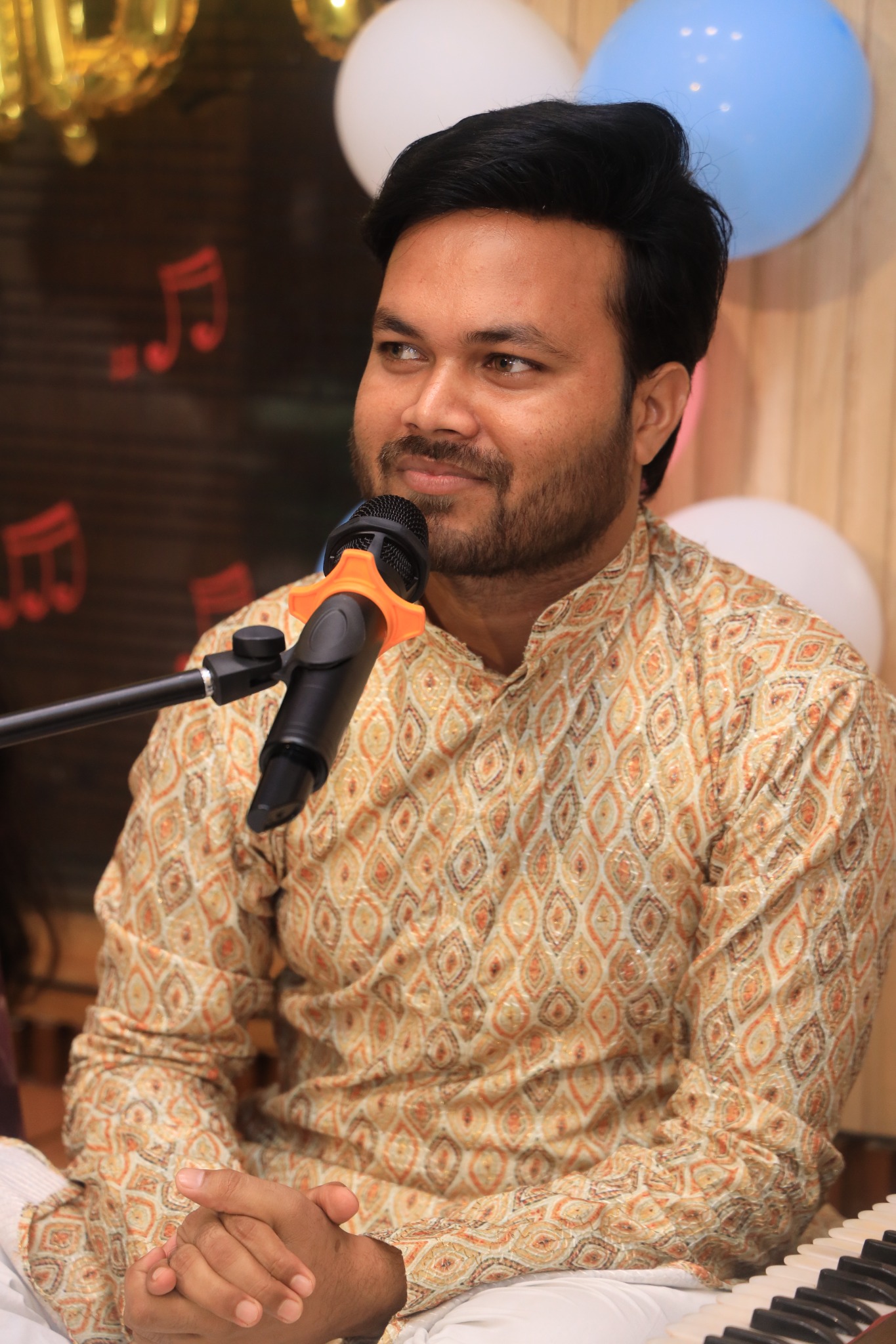 Tejsingh Kushwaha at a private Ghazal Mehfil
