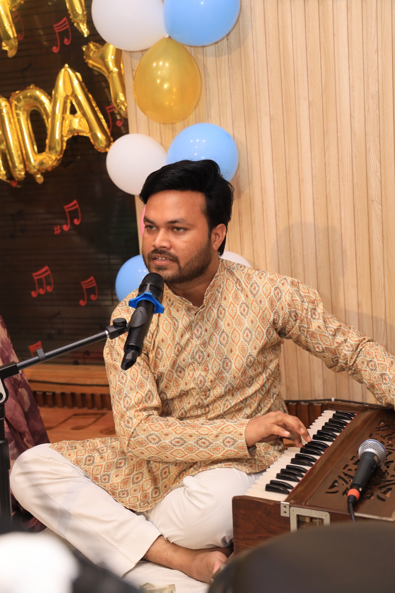 Tejsingh Kushwaha at a private Ghazal Mehfil